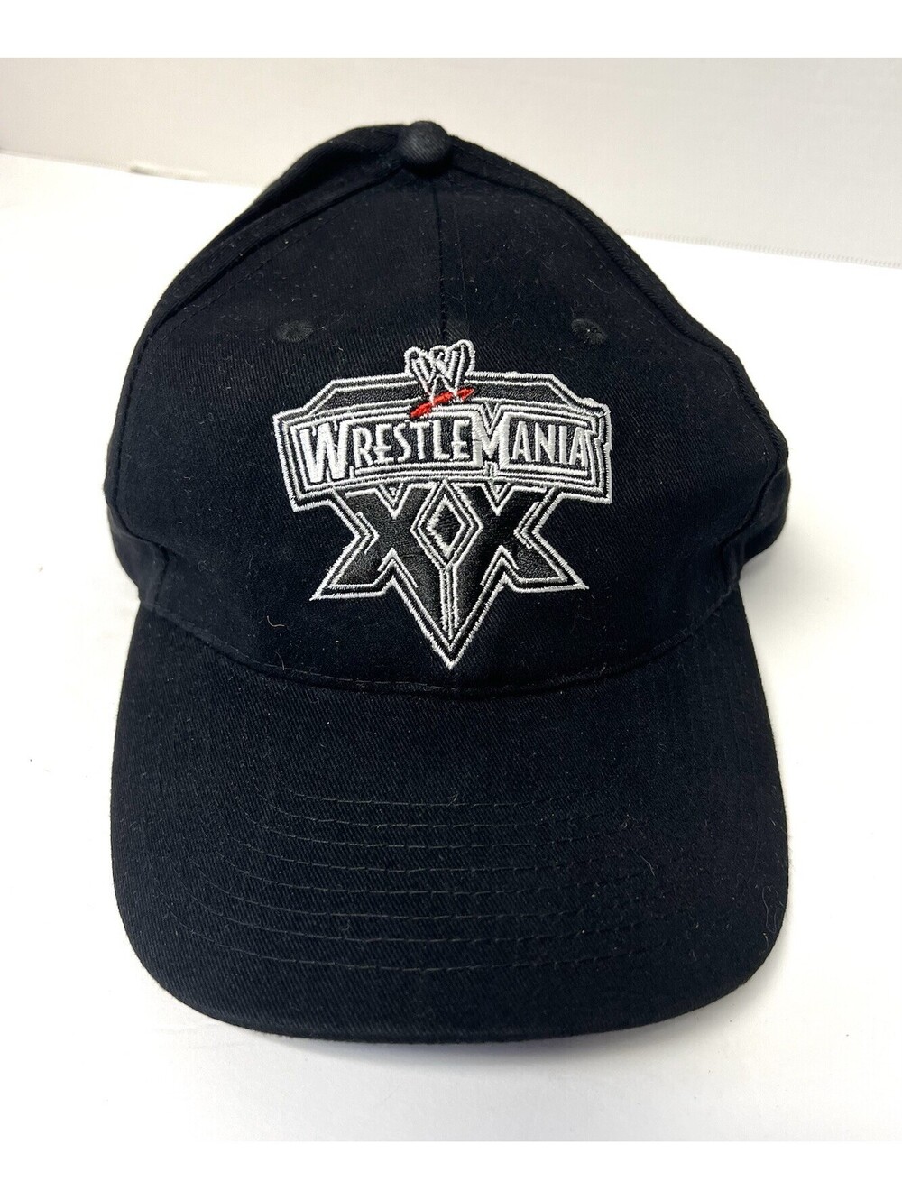 WWE WRESTLEMANIA XX Wrestling Hat Madison Square Garden March 2004 Black